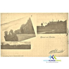 Het huis met de bliksemafleider is het pand van Salomon Northeimer aan het Schipperspad te Tolkamer Coll. HKR